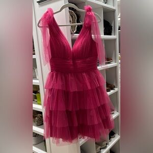 Pink party dress